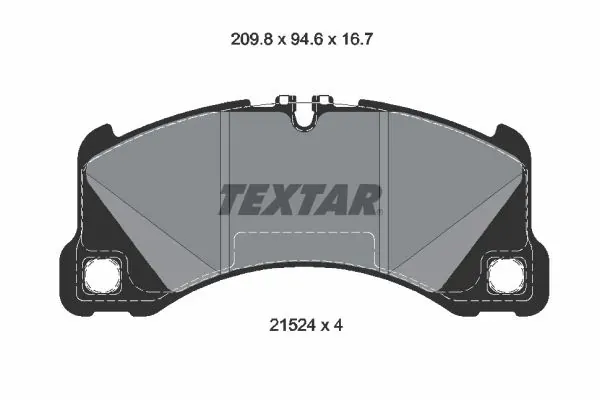 Передние тормозные колодки 2152401 Textar