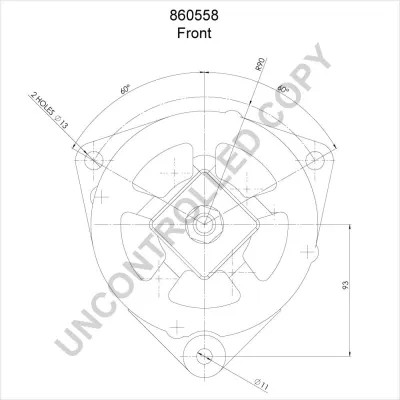 Генератор 860558 Prestolite
