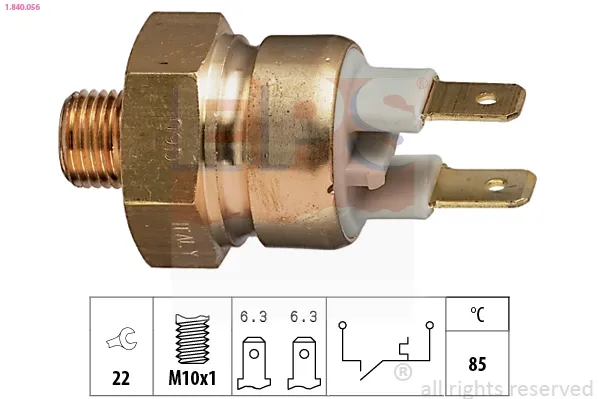 Датчик температуры охлаждающей жидкости 1840056 EPS