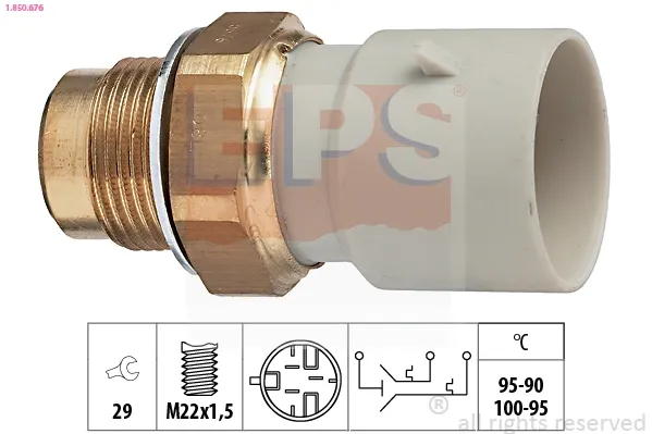 Датчик включения вентилятора Volvo 460 L