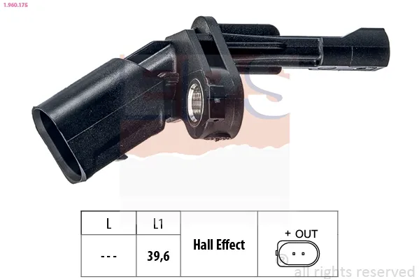 Датчик АБС задний левый 1960175 EPS