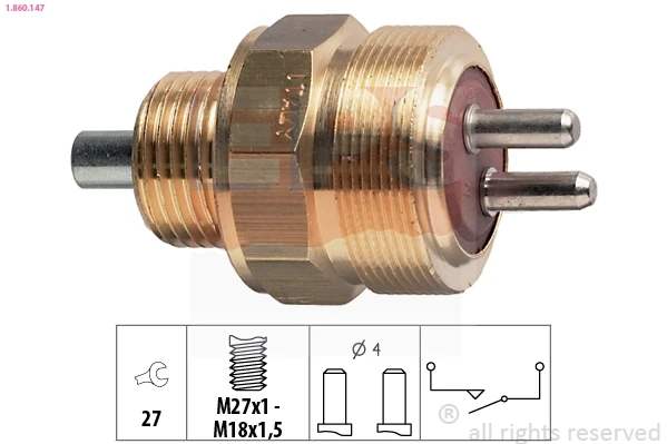 0501207847 ZF Parts Датчик включения фонарей заднего хода