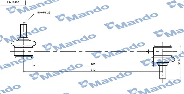 Стойка заднего стабилизатора SLD0003 Mando