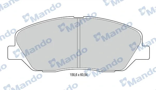 Колодки передние на Hyundai Santa Fe III DM