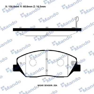 Колодки Hyundai Santa Fe III внедорожник (DM) (2012 - 2018) цена, от