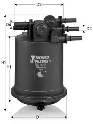 Топливный фильтр GS143P Tecneco