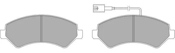Передние тормозные колодки FBP1478 Fremax