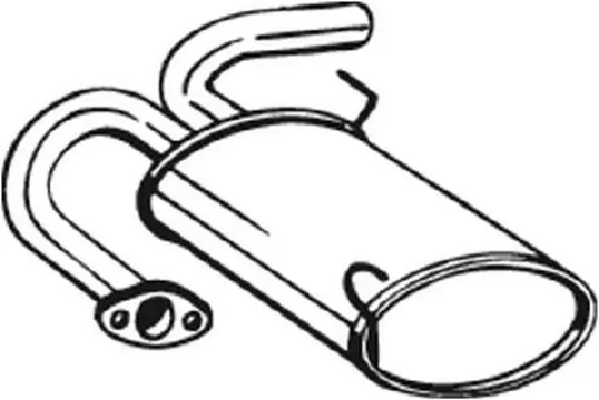 Глушитель задний 145191 Bosal