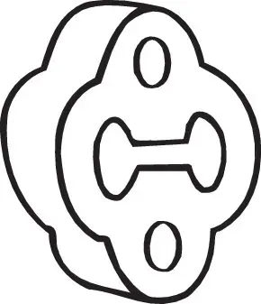 Подушки глушителя Тойота Авенсис II