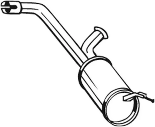  Глушитель задний Peugeot Expert 