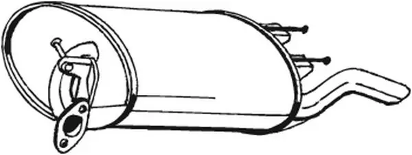 Глушитель задний 228443 Bosal