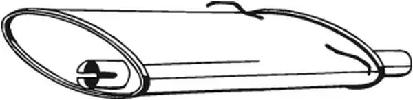 Глушитель задний Volvo 940 944