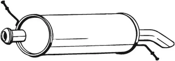 Глушитель задний Citroen C5 I