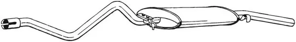 Глушитель задний 282205 Bosal