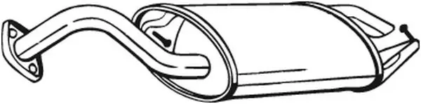 Глушитель задний 228481 Bosal