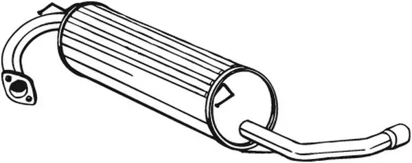 Глушитель задний 278839 Bosal