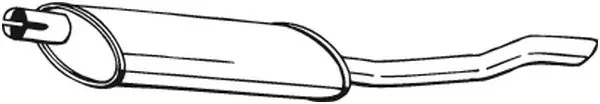 Глушитель задний 3C0254301G VAG