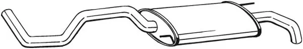 Глушитель задний Seat Cordoba 6K2, C2