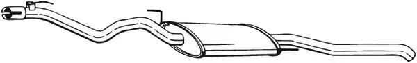 Глушитель задний 285703 Bosal