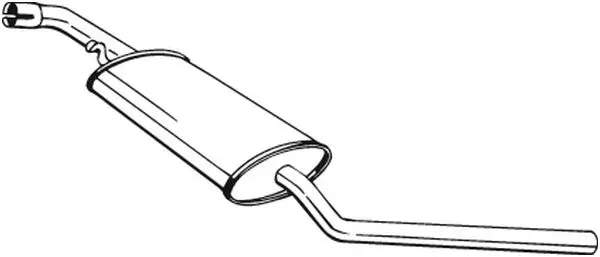 Центральная часть глушителя 281737 Bosal