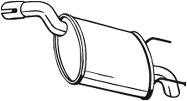 Глушитель задний 185677 Bosal
