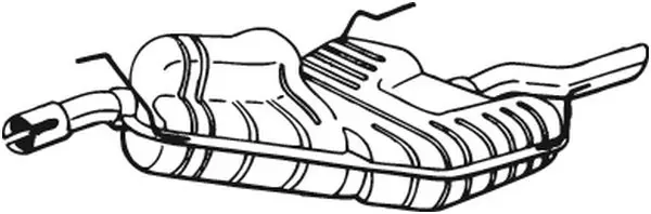 Глушитель задний 215001 Bosal