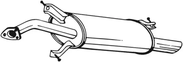 Глушитель задний 235161 Bosal