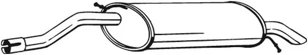 Глушитель задний 278527 Bosal