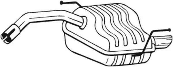 Глушитель задний 100169 Bosal