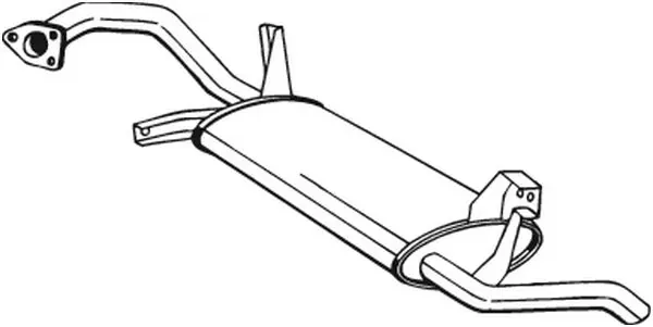 Глушитель задний Mitsubishi Space Star DG0