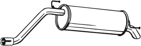 Глушитель задний 148147 Bosal
