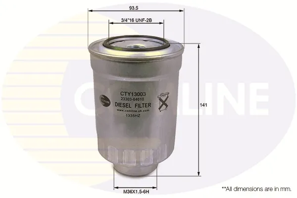 Топливный фильтр CTY13003 Comline