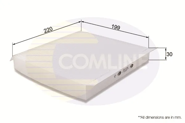 Фильтр салона EKF206 Comline
