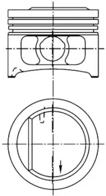 Поршень на 1 цилиндр 3769000 Yenmak
