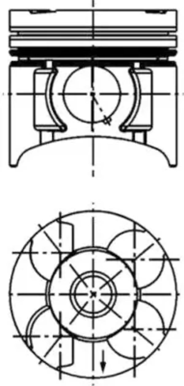 Поршень в сборе Opel 5623235