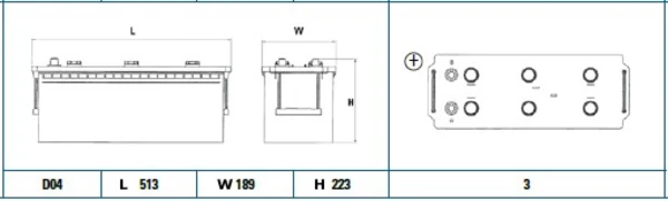 Аккумулятор DG1403 Deta
