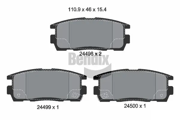 Задние тормозные колодки 19427997 General Motors