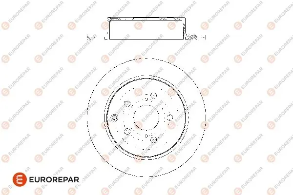 Тормозные диски 1676009080 Eurorepar