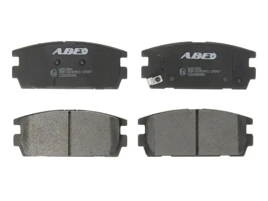 Задние тормозные колодки C20506ABE ABE