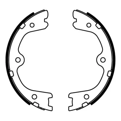 Колодки ручника C01062ABE ABE