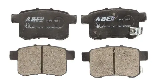 Задние тормозные колодки C24017ABE ABE
