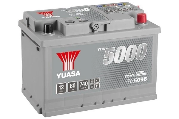 Авто акумулятор Юаса 77 А/г 12 В (YBX5096)