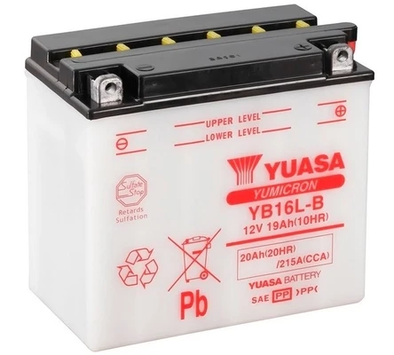 Авто акумулятор Юаса 19 А/г 12 В (YB16LB)