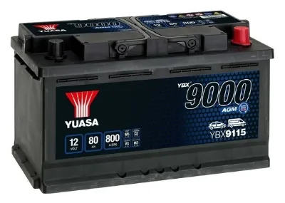 Акумулятор Юаса 80 А/г 12 В (YBX9115)