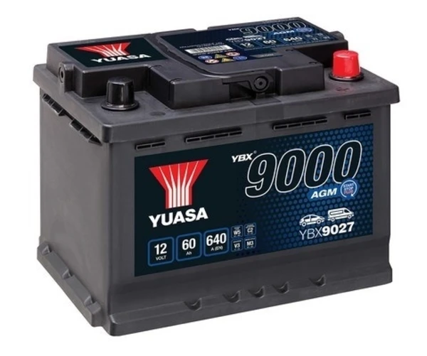 Автоакумулятор Юаса 60 А/г 12 В (YBX9027)