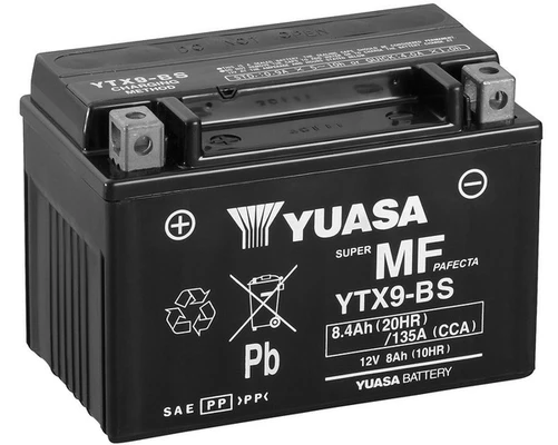Автоаккумулятор Юаса 8,4 А/ч 12 В (YTX9BS)