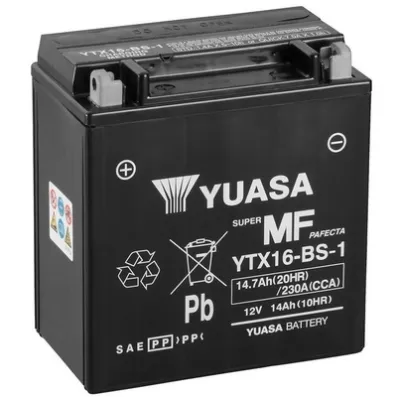 Авто аккумулятор Юаса 14 А/ч 12 В (YTX16BS1)