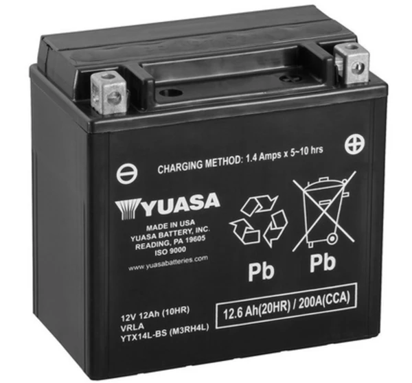 Автомобільний акумулятор Юаса 12 А/г 12 В (YTX14LBS)
