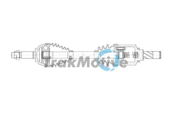 Левая полуось 302001 Trakmotive/Surtrack