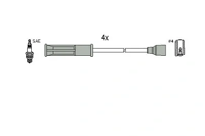 Высоковольтные провода 134516 Hitachi